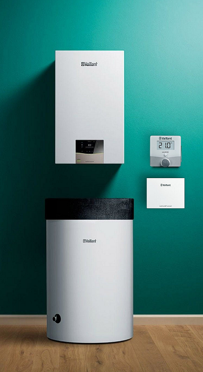 Zostava kotla Vaillant SMART VU35CS/1-5ecoTECplus IoniDetect a zásobník VIHR150B